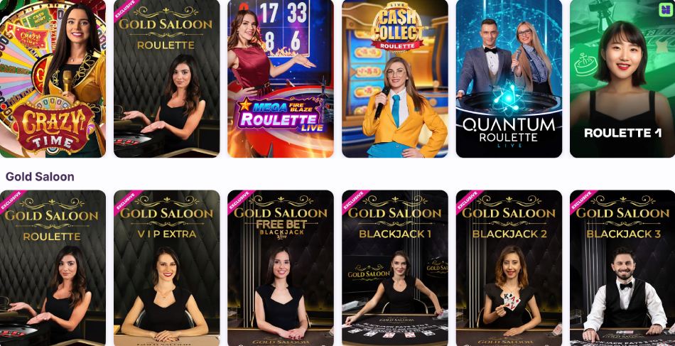 Nomini casino Live Casino